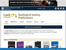 Tablet Screenshot of lyellcollection.org